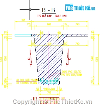 dầm super T,bản vẽ,full bản ve,bản vẽ cad dầm super-T,super t 38.2m,THiết kế đầy đủ
